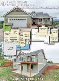 Plan 280019jwd 3 Bedroom Craftsman House Plan With Den And Walkout Basement Craftsman House Plans Basement House Plans Craftsman House
