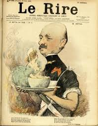 Caricature of Paul Deschanel, from 'Le Rire'