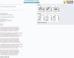Compra vinili, cd e altro di e. Chord Til A Tear Becomes A Rose John Prine Tab Song Lyric Sheet Guitar Ukulele Chords Vip