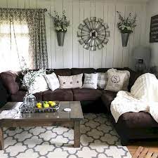 Farmhouse living room floors are usually wooden, so you'll want to add a big area rug. Pin By Docerotinafly On Farmhouse And Industrial Style Living Room Sofa Design Farmhouse Decor Living Room Farm House Living Room