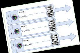 Cut around the edges of the luggage tag and fill out the details on the back in pen or marker. Free Luggage Tags Printable Role Play Template Writing Frame Early Years Ey Eyfs Resource Download Little Owls Resources Free