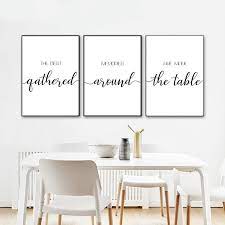 Modern Kitchen Sign Set Of 3 Prints Dining Room Decor Etsy Dinning Room Wall Decor Dining Room Wall Decor Dining Room Wall Art