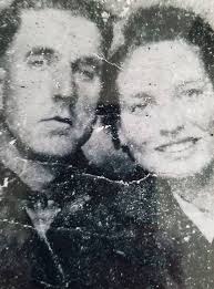 Papaw William Thomas Hamm and Mamaw Glennis Jean Hamm Wedding Photo from  Fleming and Carter Counties