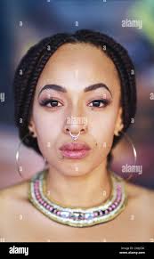 Piercing girl hi-res stock photography and images