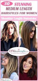 Hairstyles for medium long hair. Medium Length Hairstyles For Women 30 Shoulder Length Hairstyles