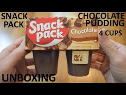 See ingredients, nutrition, and other product information here. Unboxing Snack Pack Chocolate Pudding 4 Cup Pack Youtube