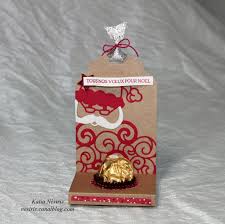Porte Nom Originale Fait Avec Les Produits Stampin Up Noel Chocolat Scrapbooking Noel Carte Noel Voeux Noel