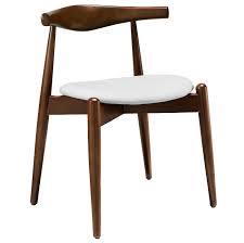 wood side chair cushion, hibiscus clay