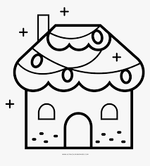 Download or print for free. Gingerbread House Coloring Page Coloring Book Hd Png Download Kindpng