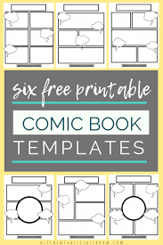 Short stories are as meaningful and creative as a novel, so don't hesitate to write short stories with limited word count. Comic Book Templates Free Printable Pages The Kitchen Table Classroom