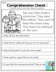 October No Prep Packets First Grade Reading Comprehension Reading Comprehension Worksheets Comprehension Worksheets