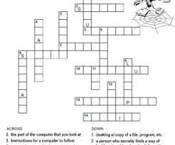 Then, choose which date's crossword you would like to play. Computers And Internet Crossword Puzzle