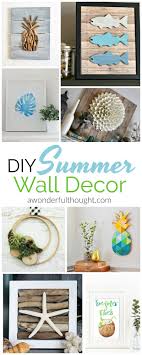 18 posts related to cheap wall decoration ideas pinterest. Diy Summer Wall Decor Mm 160 A Wonderful Thought Summer Wall Decor Summer Diy Diy Summer Crafts