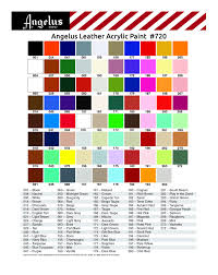 Angelus Color Chart