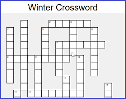 These printable crossword puzzles are a great way to have fun while practicing academic vocabulary. Free Winter Crossword Puzzle