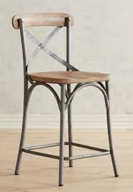 Maybe you would like to learn more about one of these? Whitewashed Counter Stool With Raw Metal Kitchen Stools With Back Stools For Kitchen Island Counter Stools