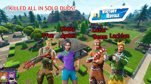 I Killed Ghost Ayden Lachlan Lazar Beam And Tfue In Solo Duos Youtube