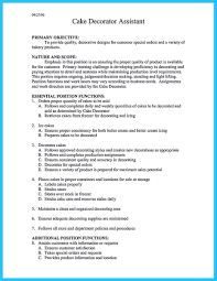 Cool Flawless Cake Decorator Resume To Guide You To Your Best Job Check More At Http Snefci Org Fla Resume Examples Job Cover Letter Cover Letter For Resume