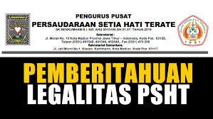 Surat izin ini biasanya dibuat oleh siswa yang kebetulan mendapatkan halangan tertentu (contoh: Pemberitahuan Legalitas Psht