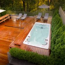 Spa De Nage 17fx Spa De Nage Terrasse Bois Jacuzzi Exterieur