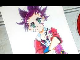 Drawing Aiga Akaba Beyblade Burst Turbo Youtube Aiga Beyblade Burst Drawings