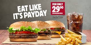 It is among the three largest hamburger fast food chains in. Burger King South Africa On Twitter 3 Yummy Burgers 2 Patties 1 Great Price The King Value Meals For Only R29 90 Eat Like It S Payday Everyday Https T Co Aef30qdtzp