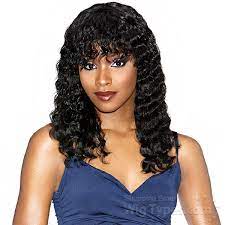 Instead, you can simply embrace your natural texture for a stunning wavy look. Sensationnel 100 Virgin Human Hair 12a Wet Wavy Full Wig Deep 18 Wigtypes Com