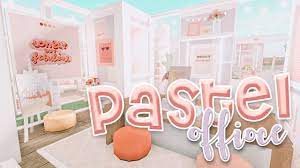 ┗⋯⋆ ⋯┓ ᴏᴘᴇɴ ᴍᴇ ᴜᴘ ┏ ⋯⋆ ⋯┛hiii!! Pastel Aesthetic Office Build Along With Me Easy To Follow Bonnie Builds Youtube