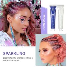 6 Colors Holographic Body Glitter Gel Set Christmas Party Makeup Face Eye  Lips Hair Nail Cosmetic Festival Glitter Eyeshadow