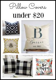 Add comfort and transform any couch, bed or chair into the perfect space! Decorative Pillow Covers Under 20 Friday Favorite Finds Organize And Decorate Everything