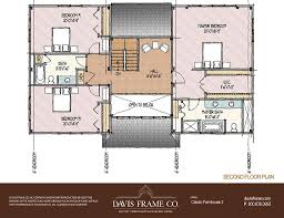 Houseplans.pro has many styles and types of house plans ready to customize to your exact specifications. Classic Farmhouse 2 Floor Plan Barn Home Plan Davis Frame