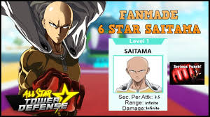 All star tower defense codes (working) here's a look at a list of all the currently available codes: 6 Star Saitama All Star Tower Defense Fanmade Youtube