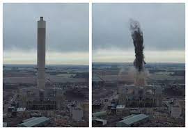 Viewed at night across the coal store. Rugeley Power Station Announces Plans To Blow Up Its Last Four Cooling Towers Staffordshire Live
