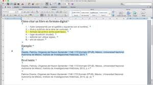 Como Citar Un Libro En Formato Digital Youtube