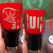 Custom Powder Coated Cups Tampa Bay Bucs By Thecupplugstore On Etsy Powder Coated Cups Custom Cup Cup