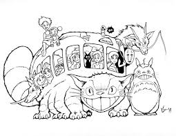 Cat Bus Drawing Google Search Coloring Books Coloring Pages Studio Ghibli