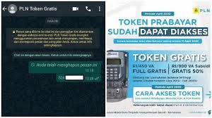 Cara Dapat Token Listrik Gratis Pln Bulan Juni 2020 Login Www Pln Co Id Atau Wa Ke 08122123123 Tribunnews Com Mobile