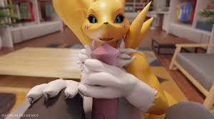 Furry stepmother Renamon having sex with big ... - Hentai Porn Video