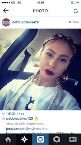 Lil Debbie boss braids