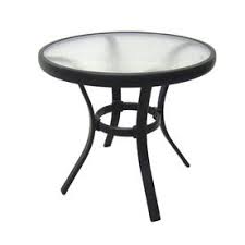 Shop Garden Treasures Lake Notterly 20 In Black Steel Round Patio End Table At Lowe S Black Side Table Outdoor Side Table Patio Side Table