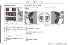 Періодично зявляється помилка esp/asr system faulty. Esp Citroen C4 2011 2 G Owner S Manual 324 Pages