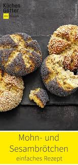 Mohn Und Sesambrotchen Rezept In 2020 Rezepte Lebensmittel Essen Leichte Rezepte