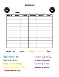 Behavior Chart