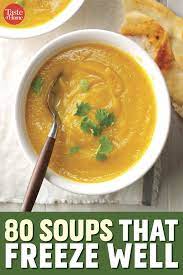 80 Soups To Store In The Freezer In 2020 Easy Soup Recipes Soup Recipes Sweet Potato Soup