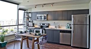 with gray kitchen cabinets