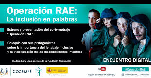Una imagen de la presentación del libro. Un Cortometraje Narra El Robo De La Palabra Minusvalido De La Rae Para Concienciar Sobre El Lenguaje Inclusivo
