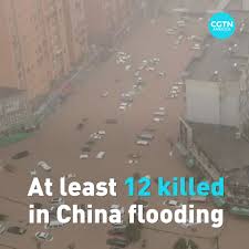 The city has invested billions of yuan to build a defense in case the river crosses the embankment. Pe6w O3ewhq6zm