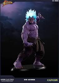 Akuma and shin akuma were featured in street fighter ex as hidden boss characters, where he is one of the few characters able to move out of the 2d playing field, during his teleport. Sale Street Fighter Statue 1 4 Oni Akuma 45 Cm New Year Special Bunker158 Com