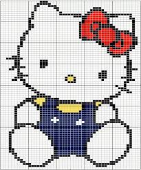 Free Hello Kitty Cross Stitch Chart Pattern Hello Kitty