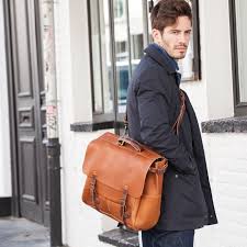 Bleu De Chauffe Men Leather 48h Business Bag Postman Bag Irving Sac Cuir Homme Made In France Mens Leather Bag Leather Bags Handmade Man Bag